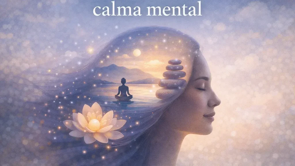 representación conceptual de la calma mental y claridad cognitiva